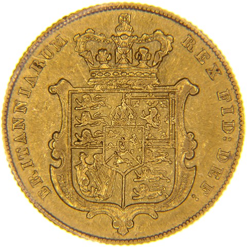 Sterlina 1825-1830 - Re Giorgio IV - Regno Unito