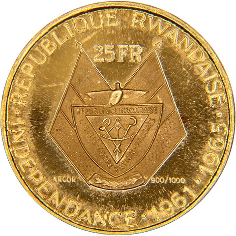 25 Franchi 1965 - Ruanda