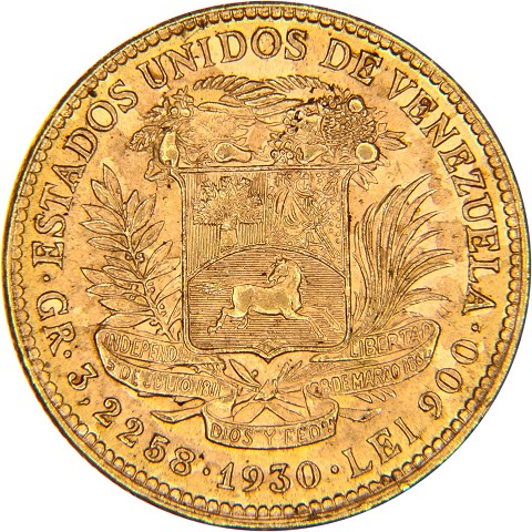 10 Bolivares 1930 - Venezuela