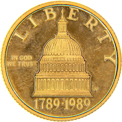 5 Dollari 1989 - Stati Uniti d’America