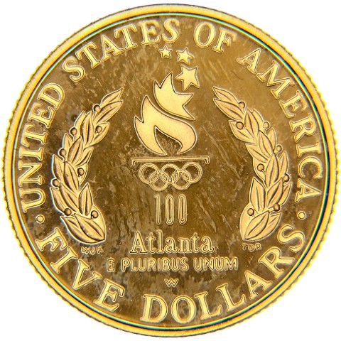 5 Dollari 1996 - Stati Uniti d’America