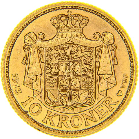 10 Corone 1913-1917 - Danimarca