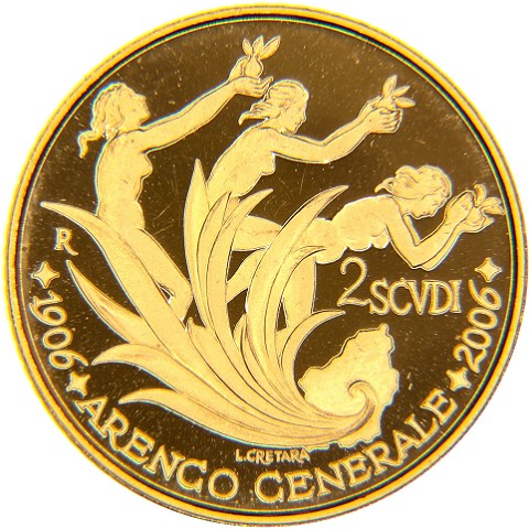 2 Scudi 2006 - San Marino