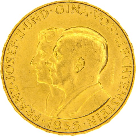 25 Franchi 1956 - Liechtenstein