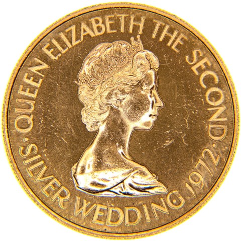 25 Pounds 1972 - Elisabetta II - Jersey