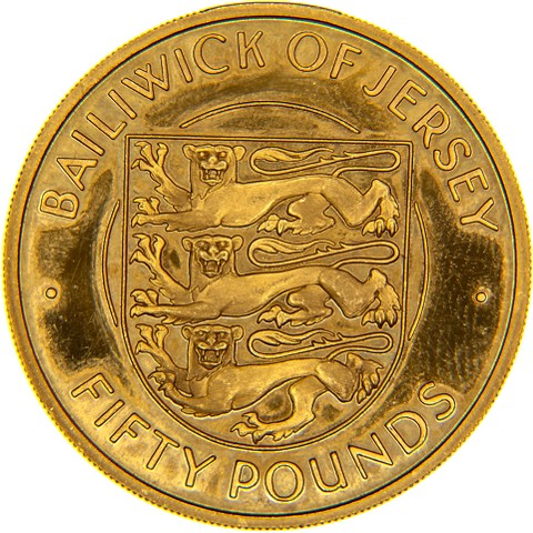 50 Pounds 1972 - Elisabetta II - Jersey
