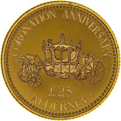 25 Pounds 1993 - Elisabetta II - Alderney