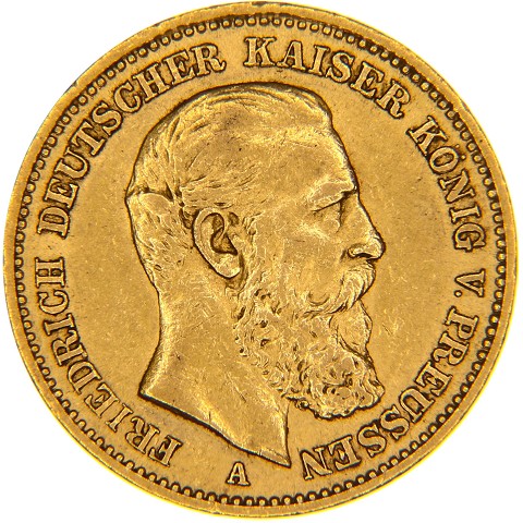 20 Marchi 1888 - Federico III - Germania - Prussia
