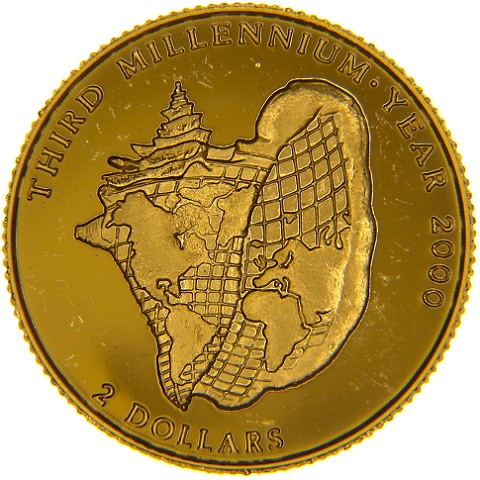 2 Dollari 1996 - Elisabetta II - Bahamas