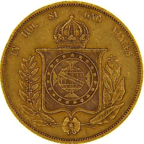 20000 Reis 1853-1889 - Pedro II - Brasile