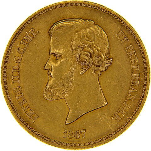 20000 Reis 1853-1889 - Pedro II - Brasile