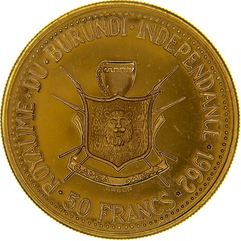 50 Franchi 1962 - Mwambutsa IV - Burundi