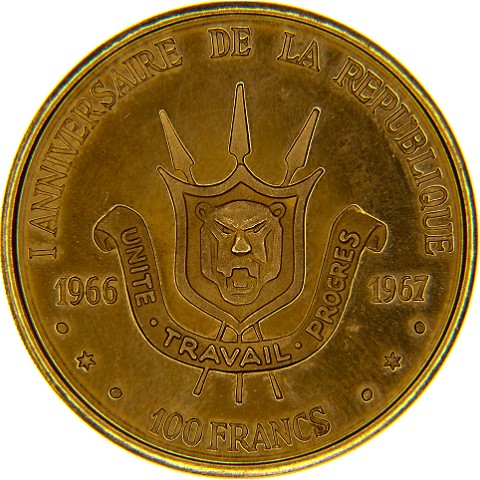 100 Franchi 1967 - Burundi