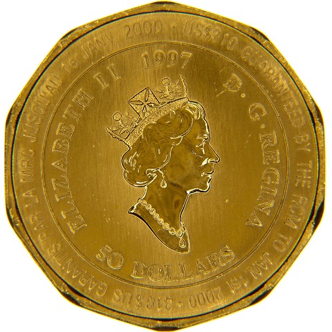 50 Dollari 1997 - Elisabetta II - Canada