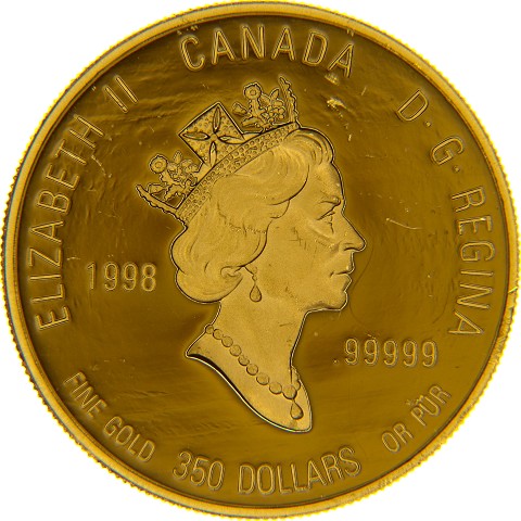 350 Dollari 1998 - Elisabetta II - Canada