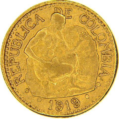5 Pesos 1913-1919 - Colombia