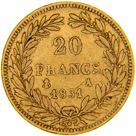 20 Franchi 1830-1831 - Luigi Filippo - Francia