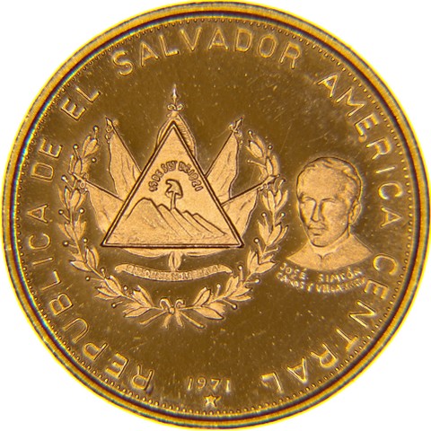 25 Colones 1971 - El Salvador