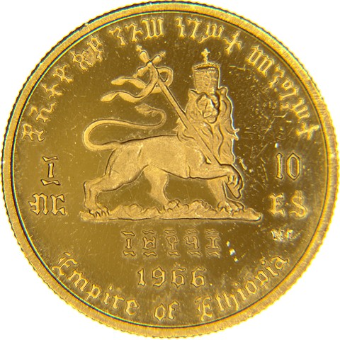 10 Dollari 1966 - EE1958 - Haile Selassie - Etiopia