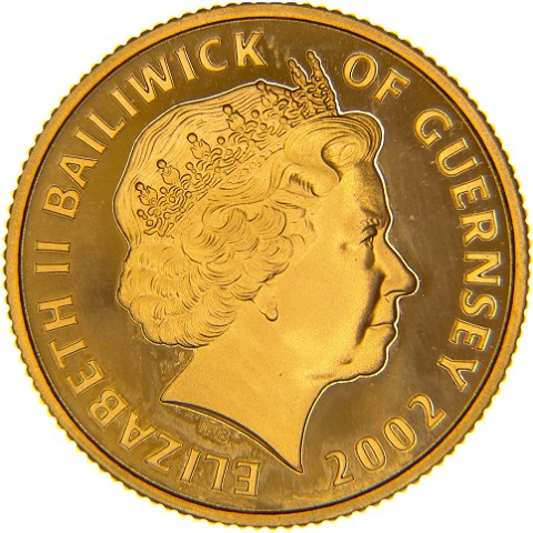 25 Pounds 2002 - Elisabetta II - Guernsey