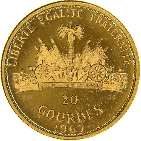 20 Gourdes 1967-1970 - Haiti