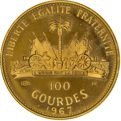 100 Gourdes 1967-1970 - Haiti