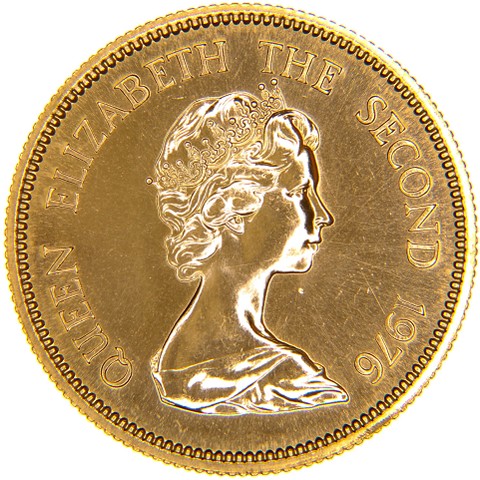 1000 Dollari 1976 - Elisabetta II - Hong Kong