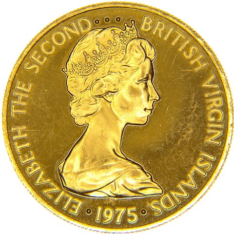 100 Dollari 1975 - Elisabetta II - Isole Vergini Britanniche