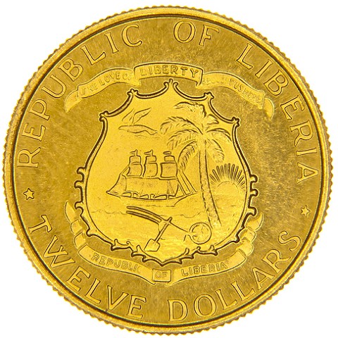 12 Dollari 1965 - Liberia