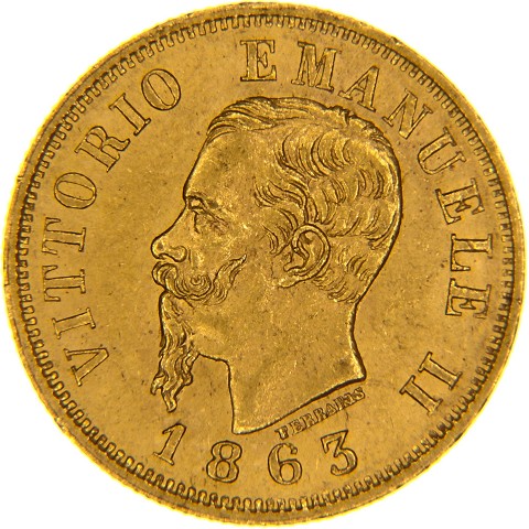 10 Lire 1861-1865 - Vittorio Emanuele II - Regno d’Italia