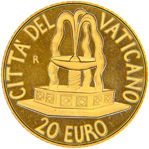 20 Euro 2005 - Benedetto XVI - Città del Vaticano