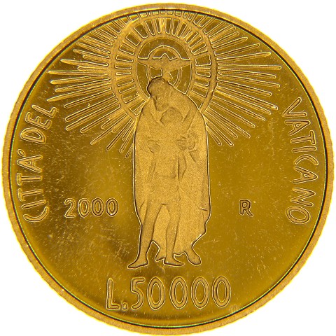 50000 Lire 2000 - Giovanni Paolo II - Città del Vaticano
