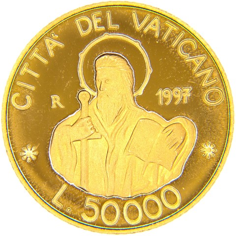 50000 Lire 1997 - Giovanni Paolo II - Città del Vaticano