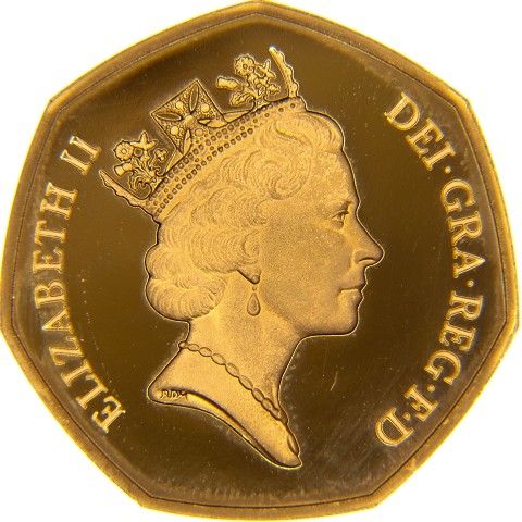 50 Pence 1992 - Elisabetta II - Regno Unito