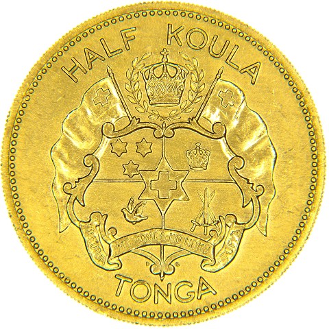 1/2 Koula 1962 - Salote Tupou III - Tonga