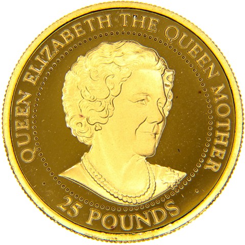 25 Pounds 1999 - Elisabetta II - Guernsey