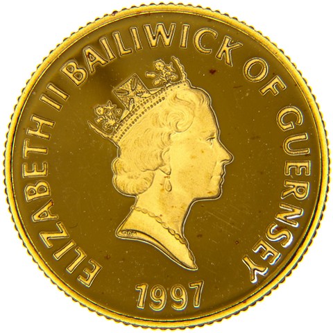 25 Pounds 1997 - Elisabetta II - Guernsey