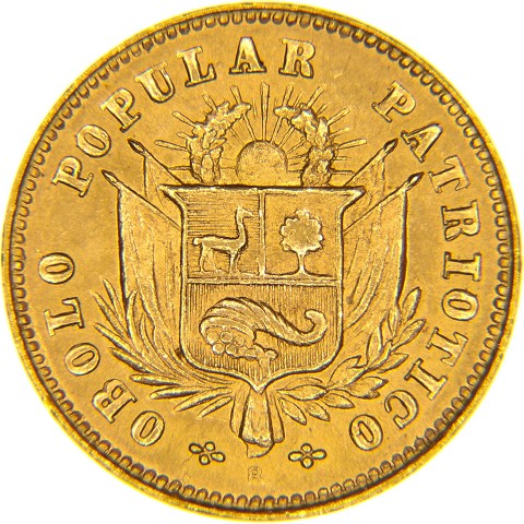 5 Soles 1910 - Perù