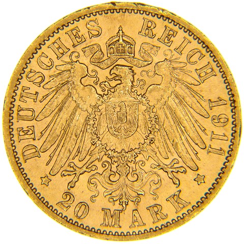 20 Marchi 1911-1914 - Federico II - Germania - Baden