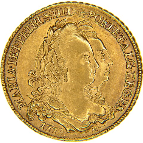 6400 Reis 1777-1786 - Maria I e Pedro III - Brasile
