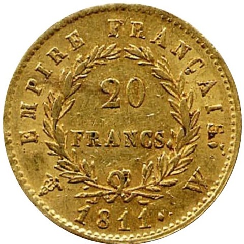 20 Franchi 1809-1814 - Napoleone I - Francia