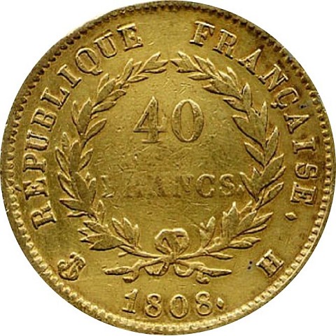 40 Franchi 1807-1808 - Napoleone I - Francia