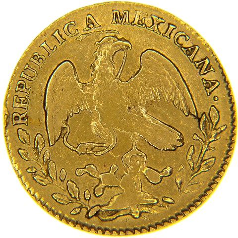 2 Escudos 1835-1870 - Messico