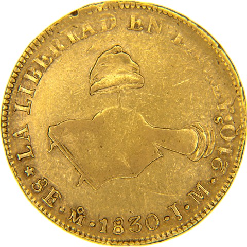 8 Escudos 1824-1873 - Messico