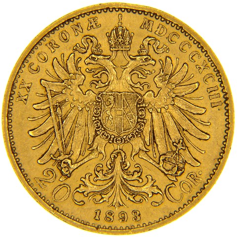 20 Corone 1892-1905 - Francesco Giuseppe - Austria