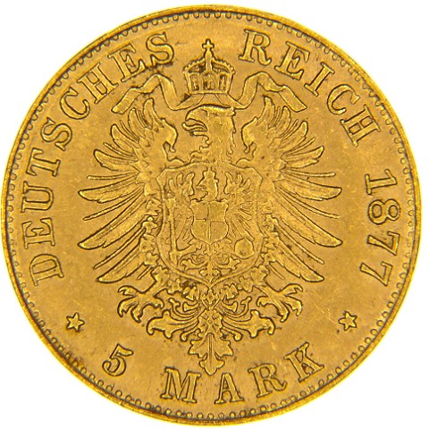 5 Marchi 1877 - Ludovico III - Germania - Hessen