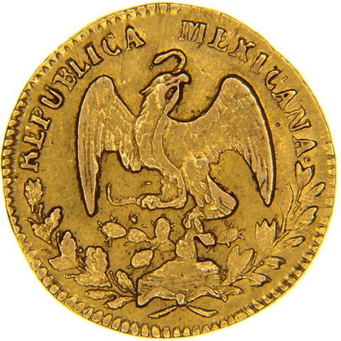 1/2 Escudo 1825-1870 - Messico