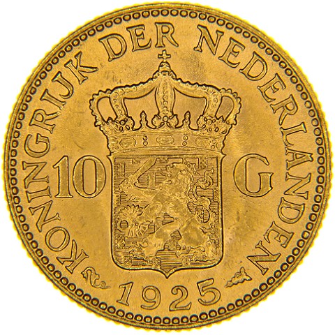 10 Gulten 1925-1933 - Guglielmina - Olanda