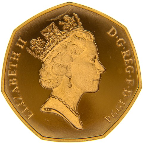 50 Pence 1994 - Elisabetta II - Regno Unito