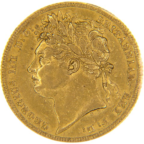 Sterlina 1821-1825 - Re Giorgio IV - Regno Unito